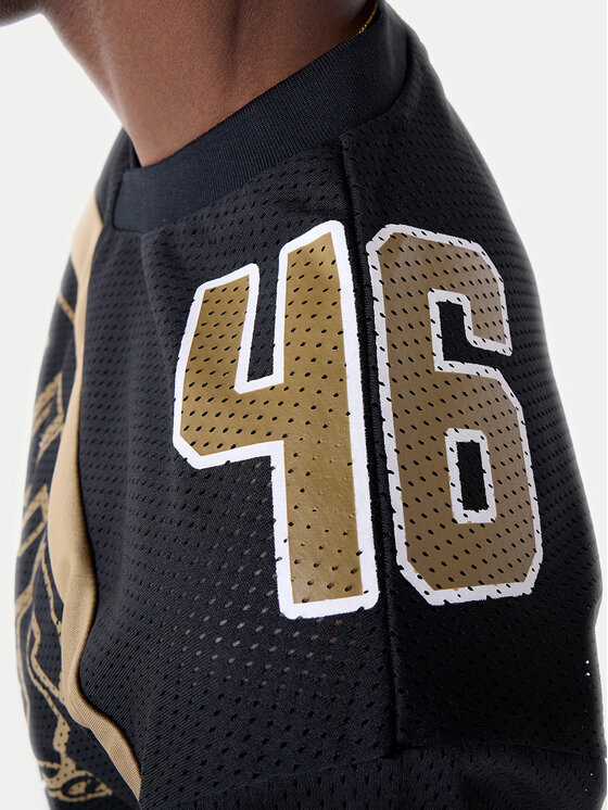 New Era New Era T-Shirt Saf49E Mesh Graphic Jersey 60596390 Czarny Regular Fit