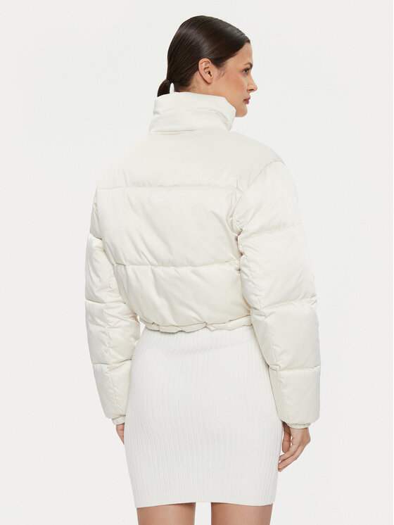 Tommy Jeans Tommy Jeans Kurtka zimowa Satin DW0DW18292 Beżowy Regular Fit
