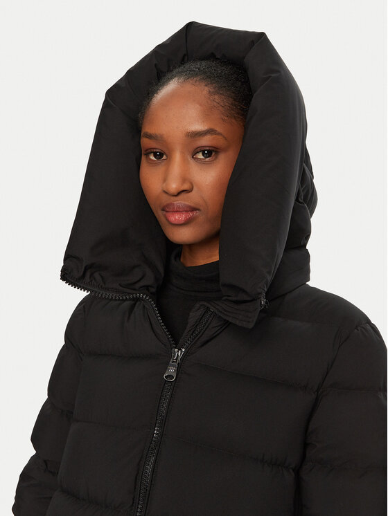 Hetregó Hetregó Зимове пальто Lena 8N697 Чорний Regular Fit