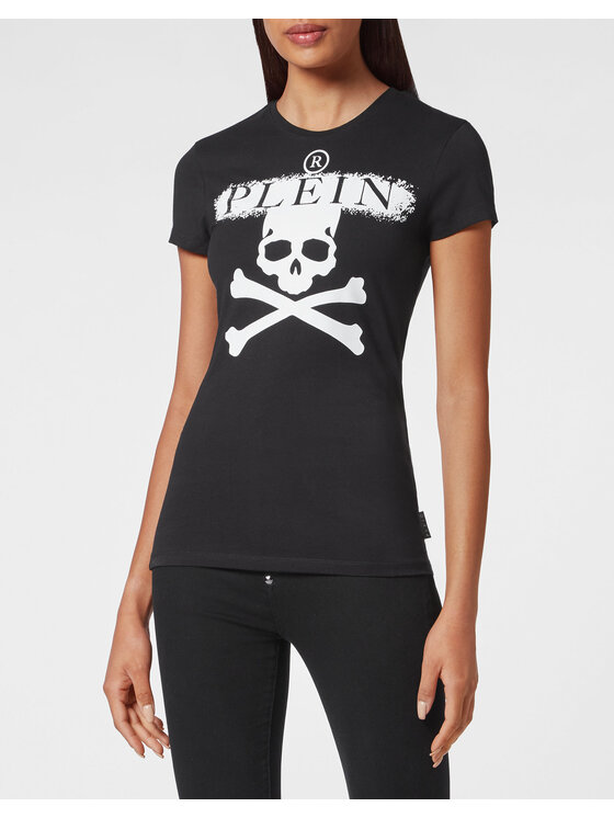 PHILIPP PLEIN PHILIPP PLEIN T-Shirt 3229 Czarny Regular Fit