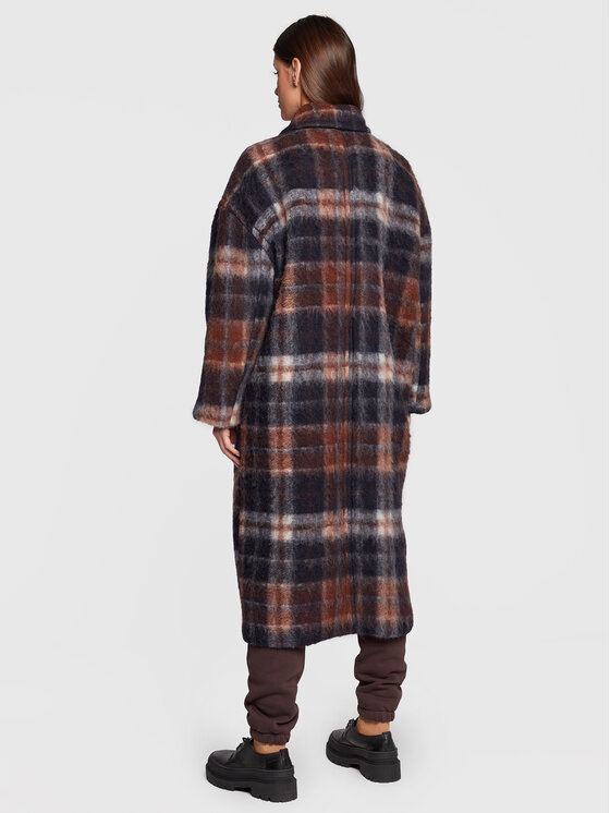 American Vintage American Vintage Вълнено палто Geomark GEO17CH22 Тъмносин Regular Fit