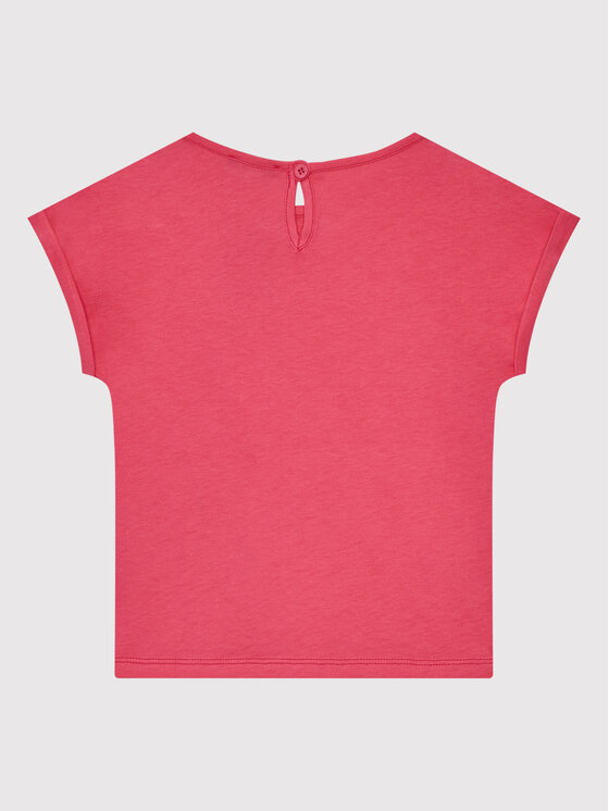 United Colors Of Benetton United Colors Of Benetton T-Shirt 3096G102W Różowy Regular Fit