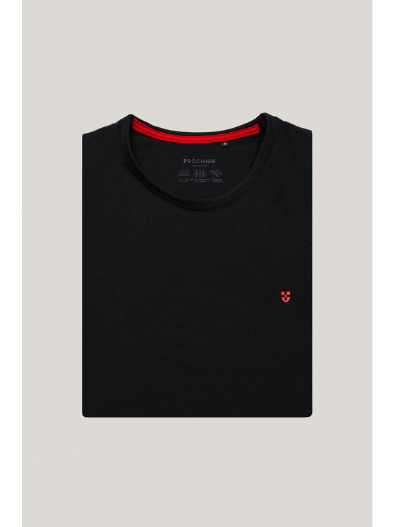 Próchnik Próchnik T-Shirt PM8 TS073126000015 Czarny Regular Fit