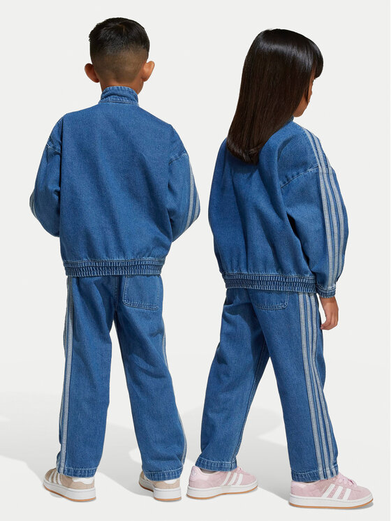 adidas adidas Tepláková souprava Denim JC7871 Modrá Loose Fit
