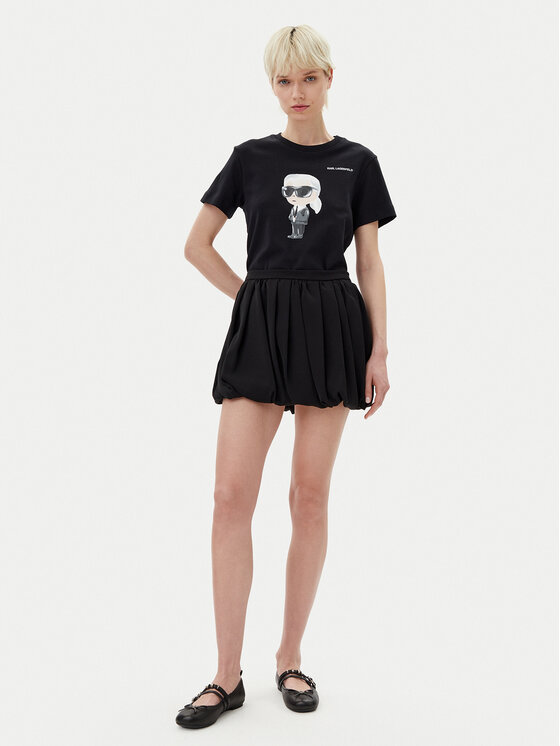 KARL LAGERFELD KARL LAGERFELD T-Shirt A1W17130 Czarny Regular Fit