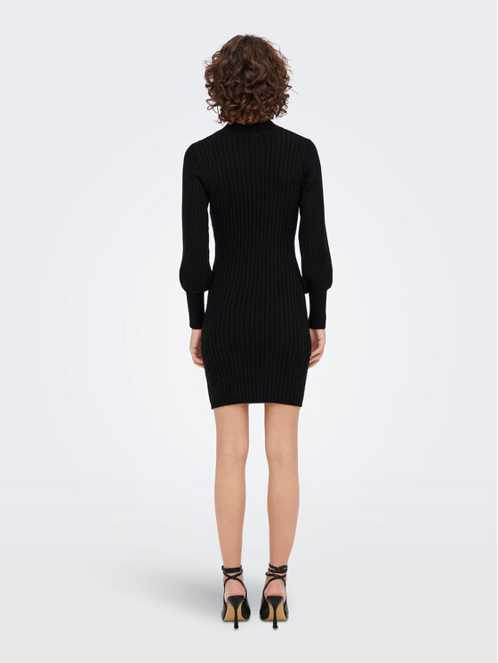 JDY JDY Strickkleid 15271590 Schwarz Regular Fit