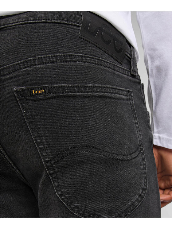 Lee Lee Jeansy Daren Zip Fly Czarny Regular Fit