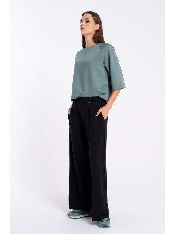CLICK CLICK Μπλουζάκι 10-6919 Πράσινο Straight Fit