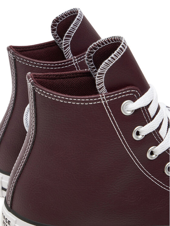 Converse Converse Trampki Chuck Taylor All Star Faux Leather A08639C Brązowy