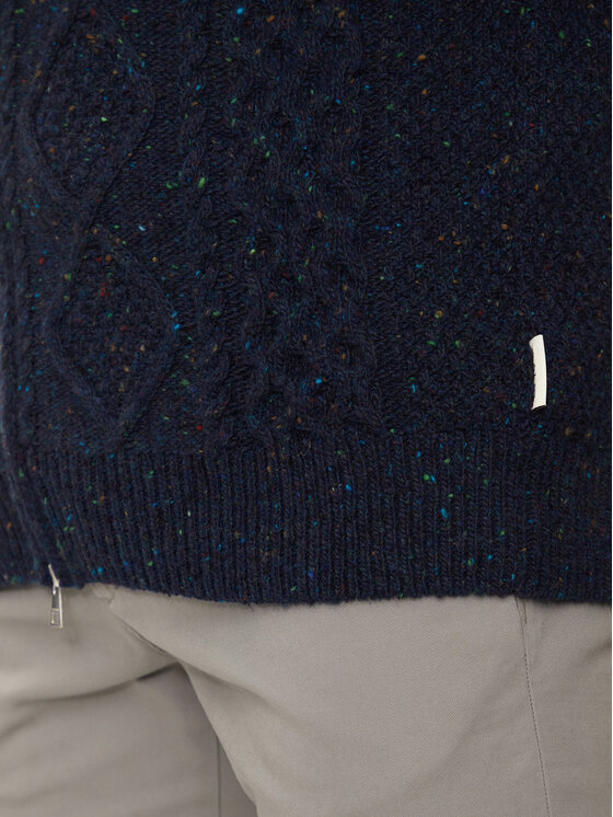 Gant Gant Kardigán 8040201 Sötétkék Regular Fit