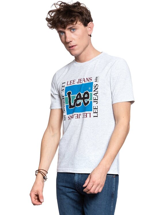 Lee Lee T-shirt ETRO LOGO TEE SHARP Grigio Regular Fit