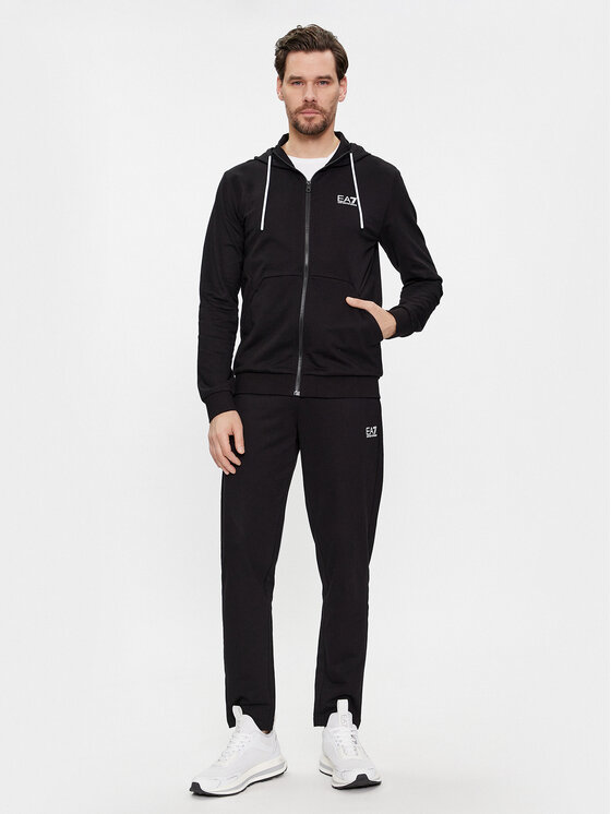 EA7 Emporio Armani EA7 Emporio Armani Trenerka 3DPV52 PJ05Z 1200 Crna Regular Fit
