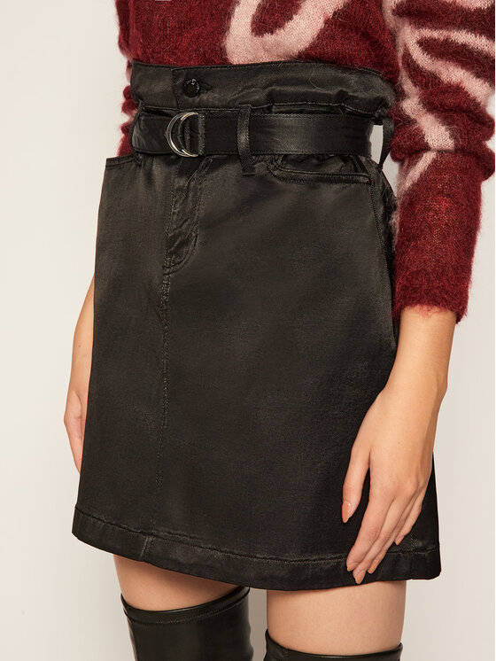Guess Džinsinis sijonas Camila Paper W0YD88 D43K1 Juoda Regular Fit •  Modivo.lt