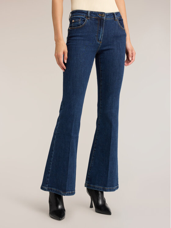 Motivi Motivi Jeansy P427Q004322N034 Niebieski Flare Fit