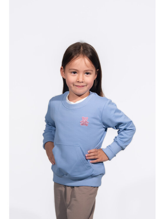 MANDRAGORA MANDRAGORA Mikina unicorn Modrá Regular Fit