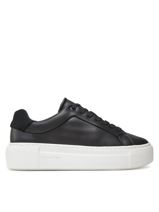 Calvin Klein Calvin Klein Sneakersy Ff Cupsole Lace Up Lth HW0HW02570 Czarny
