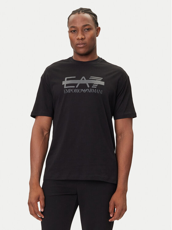 EA7 Emporio Armani EA7 Emporio Armani T-Shirt 7M001129 AF10375 UC001 Czarny Modern Fit