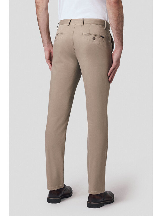 Lancerto Lancerto Chinosy Mikkeli SP082125000016 Beżowy Regular Fit
