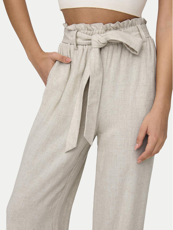 ONLY ONLY Hlače Siesta 15322259 Siva Straight Fit