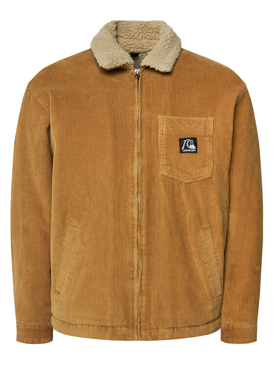 Quiksilver Quiksilver Übergangsjacke DNA Sherpa Harrington EQYJK04064 Beige Regular Fit