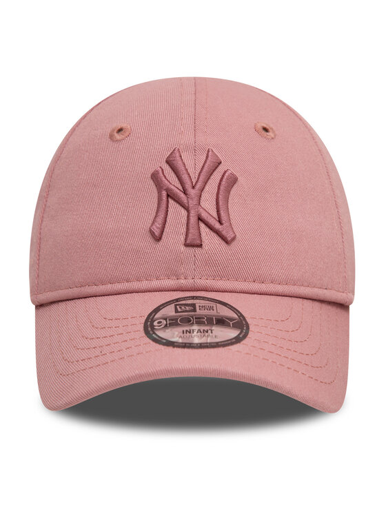 New Era New Era Kepurė su snapeliu Infant League Essential New York Yankees 9FORTY 60595487 Rožinė