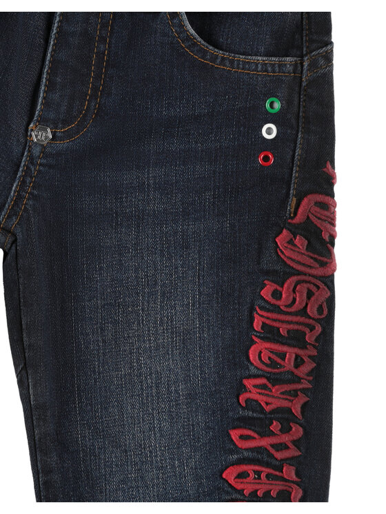 PHILIPP PLEIN PHILIPP PLEIN Jeansy 30305 Czarny Straight Fit
