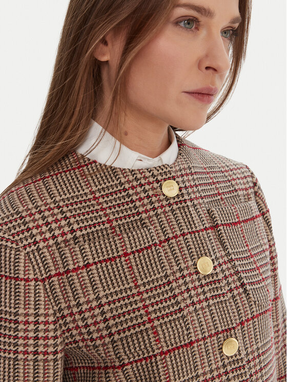 Tommy Hilfiger Tommy Hilfiger Sakoi WW0WW46752 Bež Regular Fit