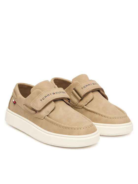 Tommy Hilfiger Tommy Hilfiger Halbschuhe Low Cut Velcro T1B4-34340-0315 S Beige