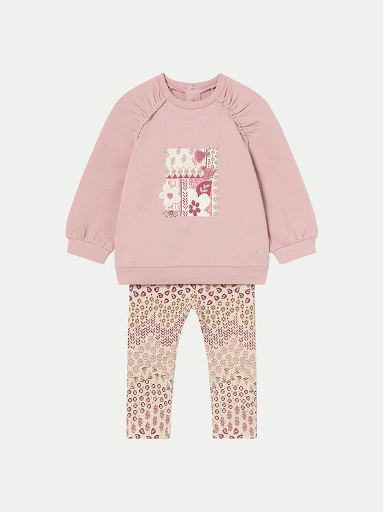 Mayoral Mayoral Completo felpa e leggings 2710 Rosa Regular Fit