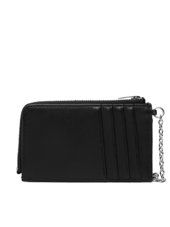 Calvin Klein Calvin Klein Puzdro na kľúče Bold Ck L Zip Cardcase LV04F1280G Čierna