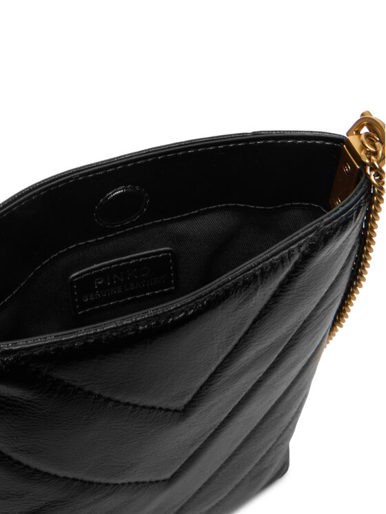PINKO PINKO Torebka Flat Satchel AI 25-26 PCPL 105352 A2W2 Czarny