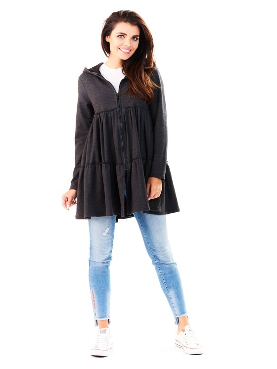 Infinite You Infinite You Felpa M139 Grigio Basic Fit