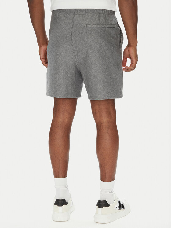 Calvin Klein Jeans Calvin Klein Jeans Szorty sportowe Premium Terry LV04RC280G Szary Regular Fit