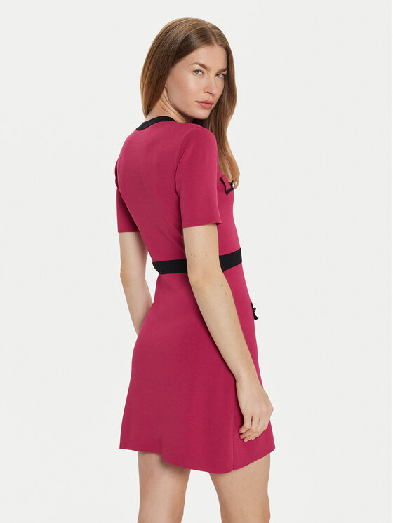 Motivi Motivi Трикотажна сукня 76406000104N Рожевий Regular Fit