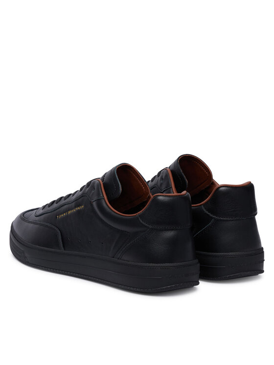 Tommy Hilfiger Tommy Hilfiger Superge Th Lo Lux Lth Sneaker FM0FM05996 Črna