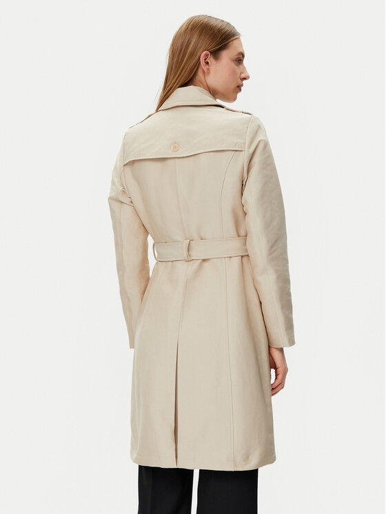 Morgan Morgan Trench 251-GSELAM Beige Regular Fit