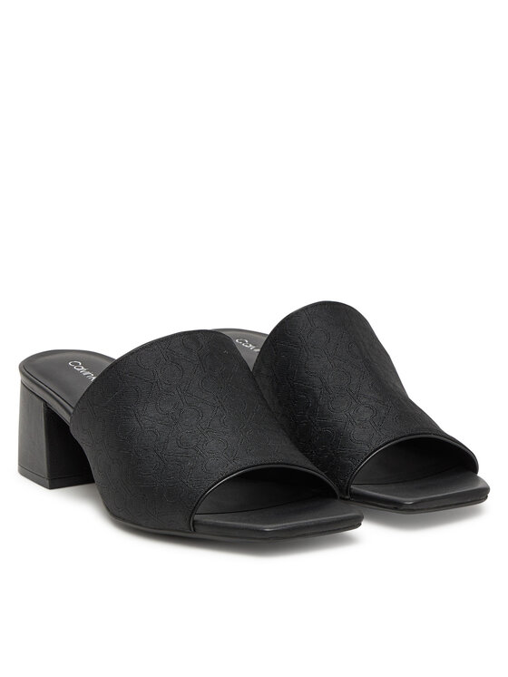 Calvin Klein Calvin Klein Şlapi Heel Slide 50 - Jacq HW0HW02387 Negru