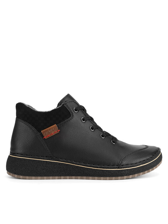 Botine Rieker Femei, Mărimea: 37, Negru, 50902-00