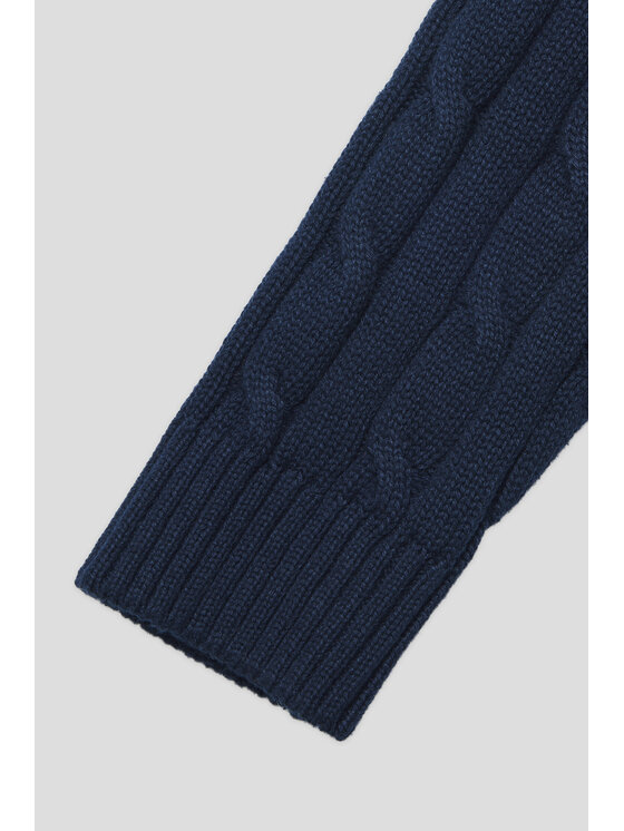 Lancerto Lancerto Sweter Vetle SW073224000089 Granatowy Regular Fit
