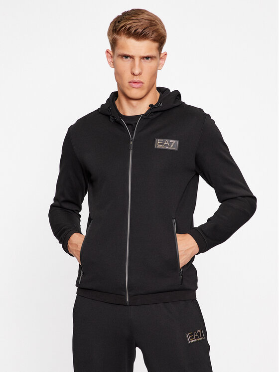 EA7 Emporio Armani EA7 Emporio Armani Mikina 6RPM39 PJMCZ 1200 Černá Regular Fit