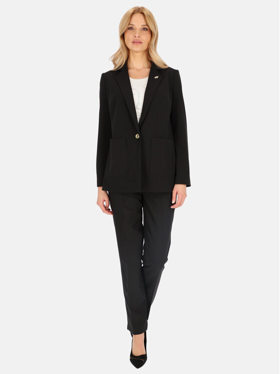 L’AF L’AF Marynarka Lenon Czarny Regular Fit