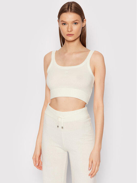 Juicy Couture Top JCKO221003 Bež Regular Fit