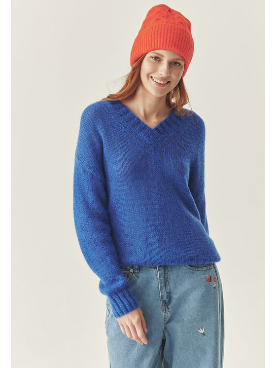 TATUUM TATUUM Sweter MAI Niebieski