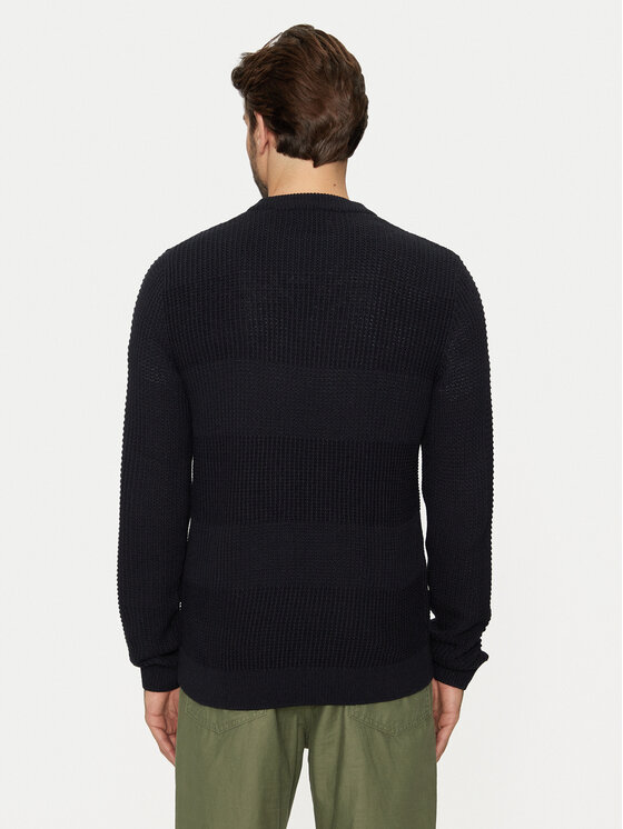 Jack&Jones Jack&Jones Džemperis Hugo 12258607 Tumši zils Regular Fit