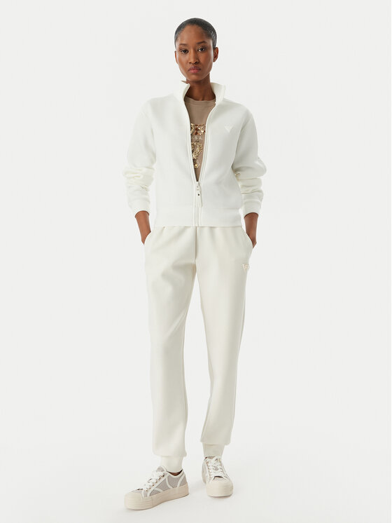 Guess Guess Суитшърт Allie V2YQ17 K7UW2 Бял Regular Fit