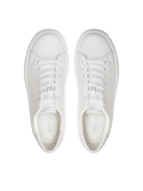 MICHAEL Michael Kors MICHAEL Michael Kors Sneakers Grove Lace Up 43H3GVFS2L Alb