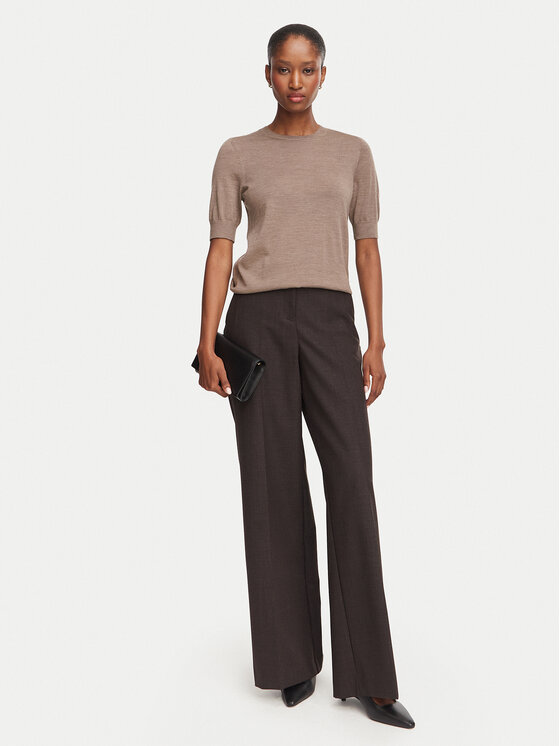 BOSS BOSS Pullover Farbella 50544996 Braun Slim Fit