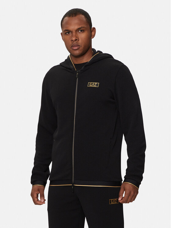 Férfi Pulóver EA7 Emporio Armani, Méret: M, Fekete, 7M000037 AF10344 UC001