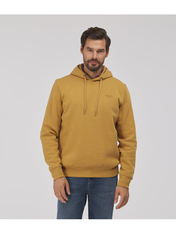 Lee Cooper Lee Cooper Bluza NESTOR Żółty ciemny Regular Fit
