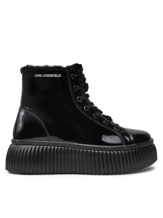 KARL LAGERFELD KARL LAGERFELD Bakancs KL42334botki Fekete